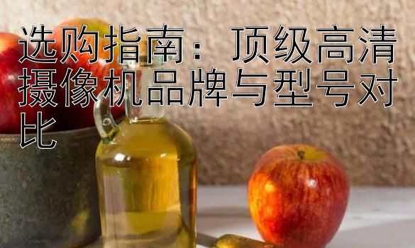 选购指南：顶级高清摄像机品牌与型号对比