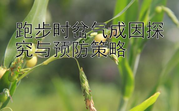 跑步时岔气成因探究与预防策略